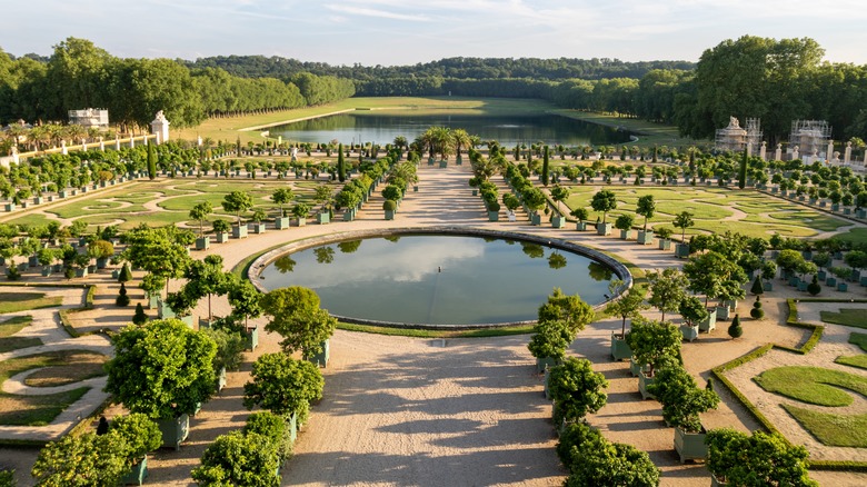 Palace of Versailles gardens in France