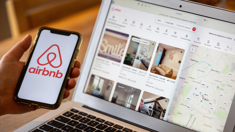 airbnb app and website