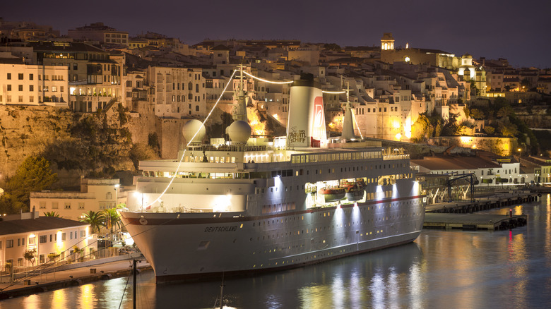 Cruise ship in Spain