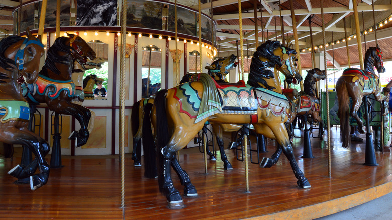 Historic carousel at Lake Compounce 