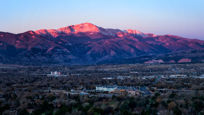 Pikes Peak and Colorado Springs