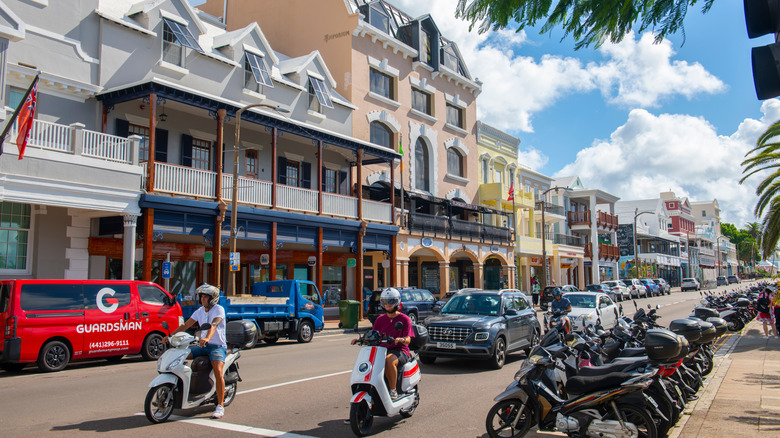 businesses in downtown Bermuda