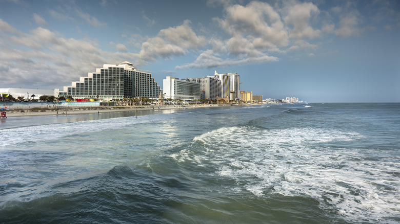 Aerial view of Daytona Beach, Florida