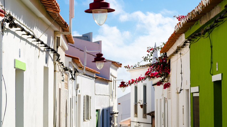 A street in Salema, Portugal