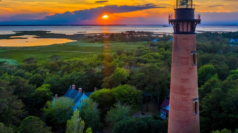 Aerial image of Curritcuk Beach Lighthouse