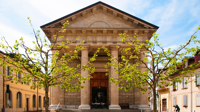 Carouge Switzerland church neoclassical architecture