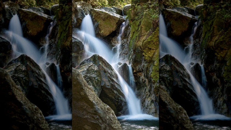 Waterfall in Sugarloaf Ridge State Park in California