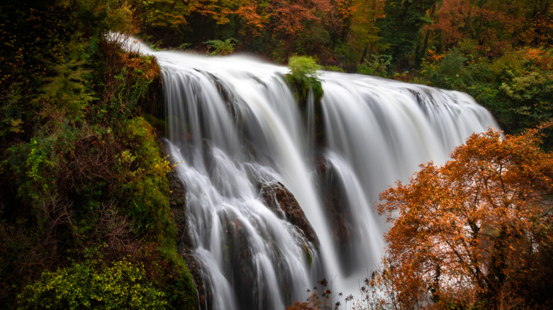 Marmore Falls in the fall time