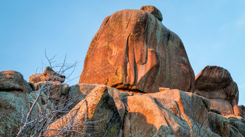 Granite boulder at Vedauwoo Recreation Area