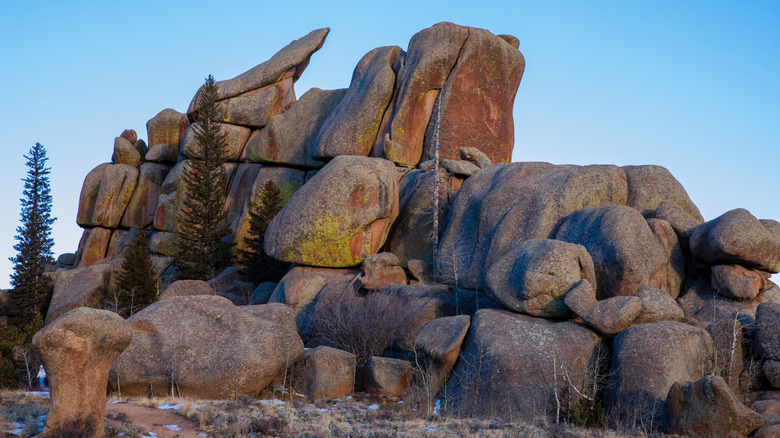 Boulder fields in Vedauwoo, Wyoming