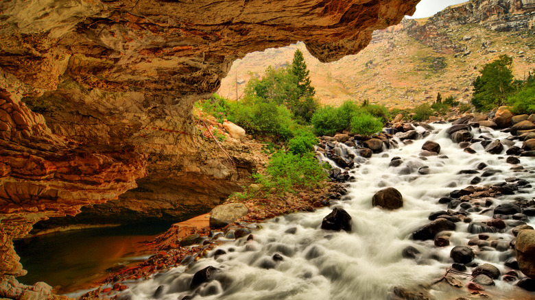 Sinks Canyon near Lander, Wyoming