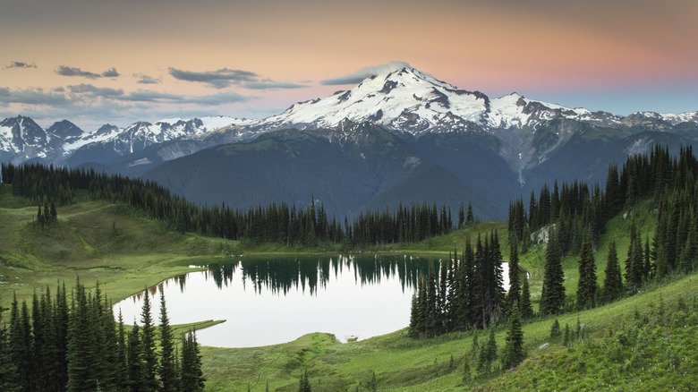 Jagged lines of Glacier Peak