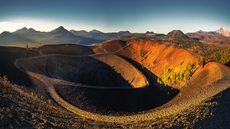 Lassen national park cinder cone