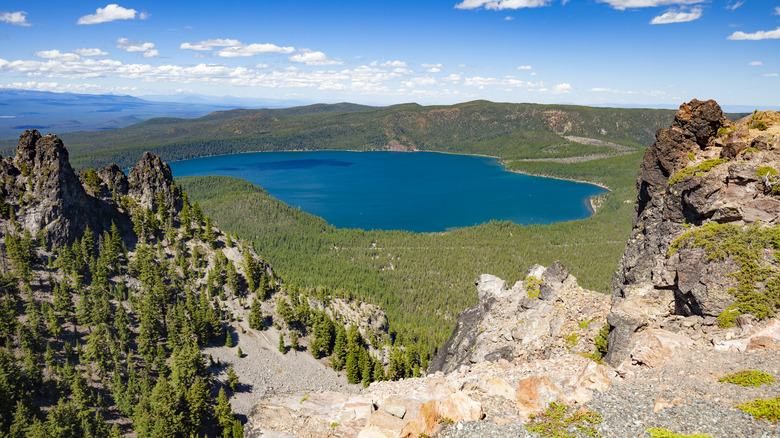 Paulina Lake in Oregon