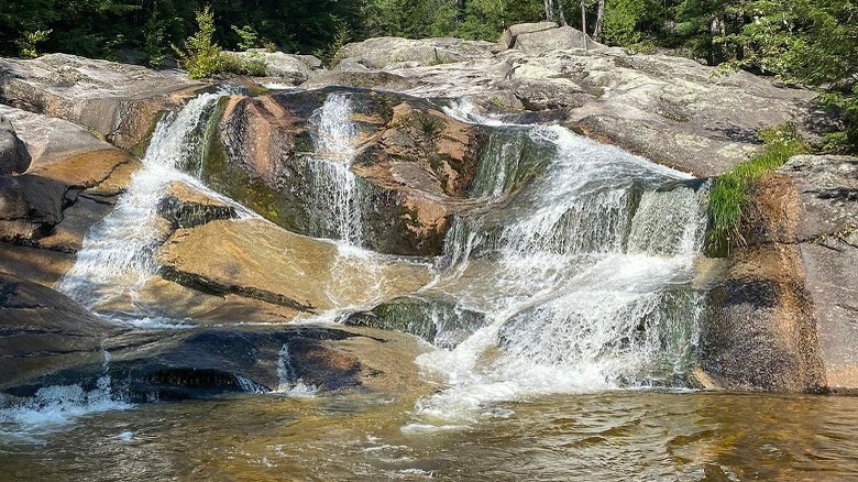 Step Falls pools in Maine