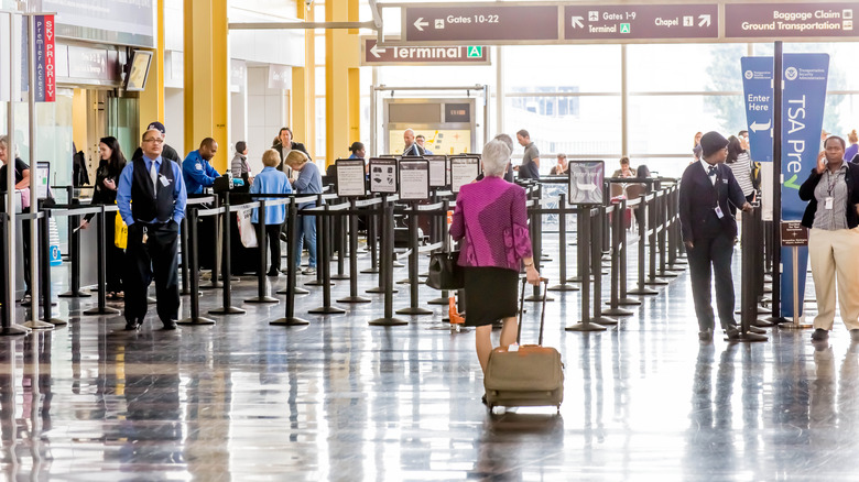 TSA line in D.C.