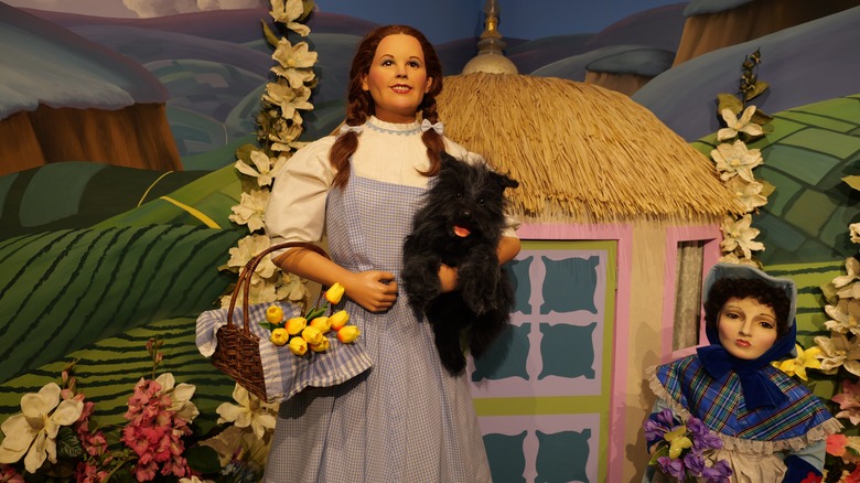 A mannequin of Dorothy from the "Wizard of Oz" at the Oz Museum in Wamego, Kansas