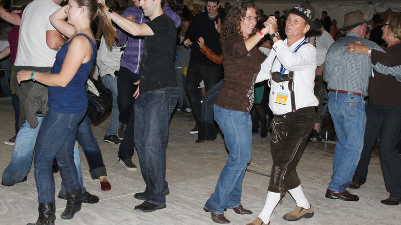 Dancing at Tulsa Oktoberfest