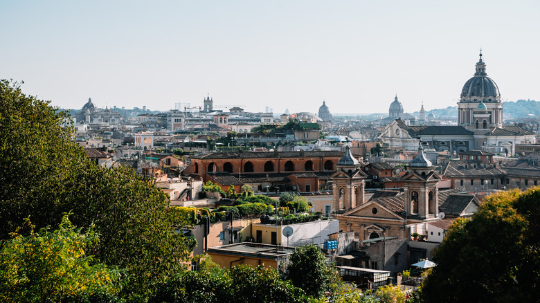 View of Rome from Pinico Terrace