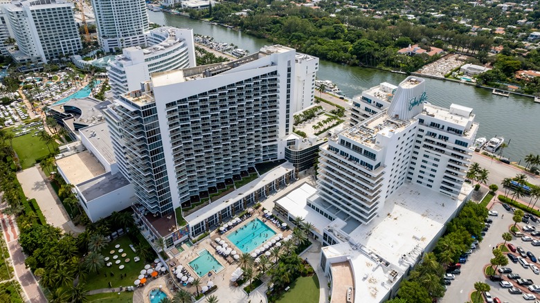 Eden Roc Miami Beach Resort from above