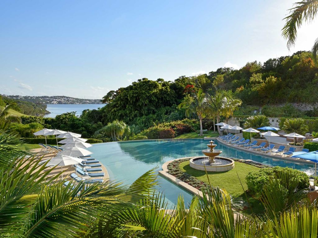 Stunning pool at the Rosewood Bermuda