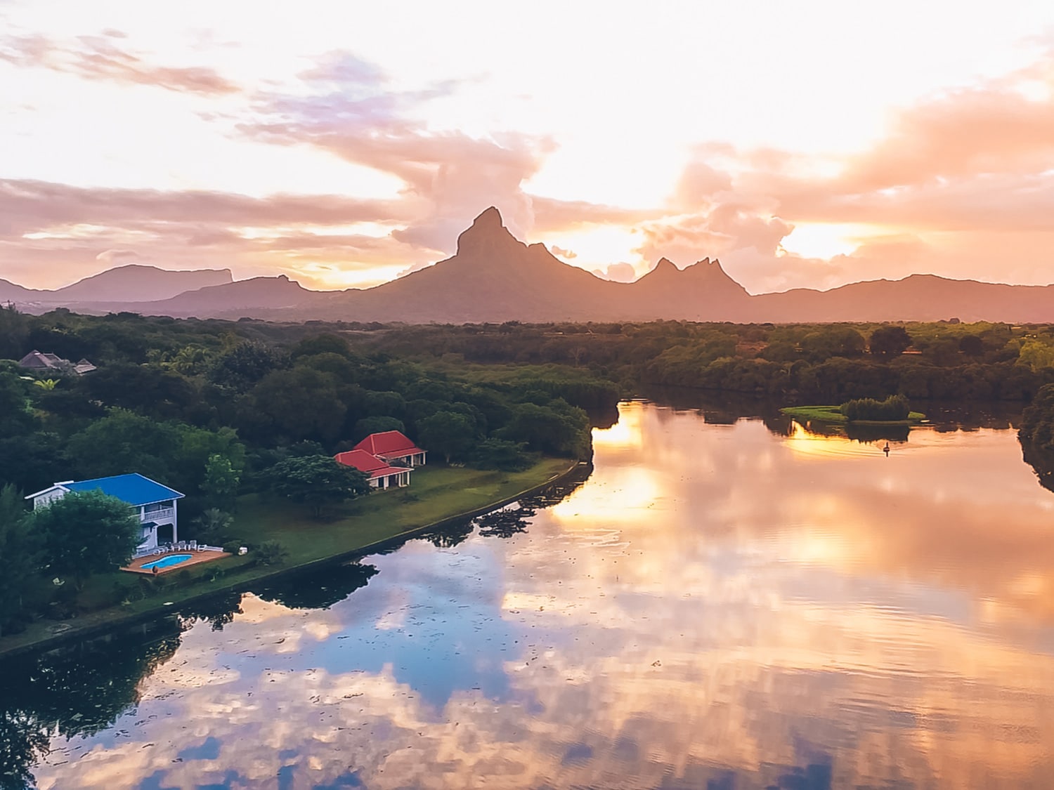 Tamarin sunrise Mauritius Explored