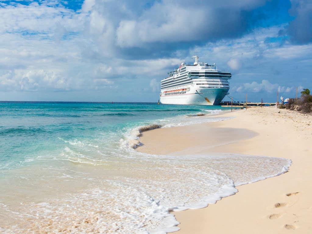 Cruise ship docked