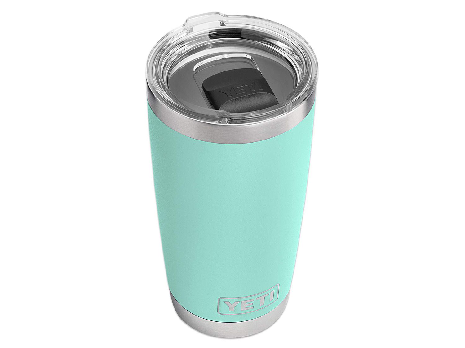 YETI Rambler 20 oz Tumbler, Stainless Steel, Vacuum Insulated with MagSlider Lid, Seafoam