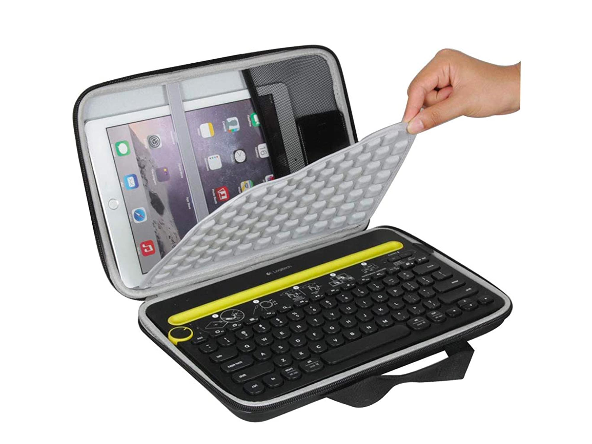 Hermitshell Travel Case Fits Logitech K480 Bluetooth Multi-Device Keyboard