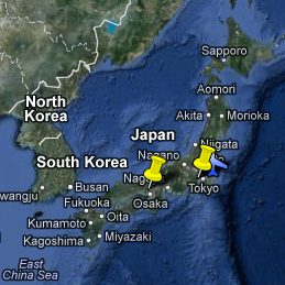 Where is Japan map | Islands