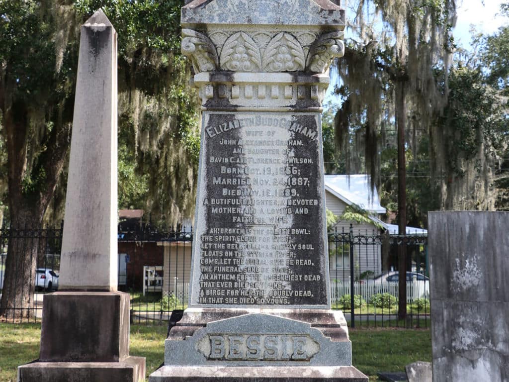 Elizabeth's grave