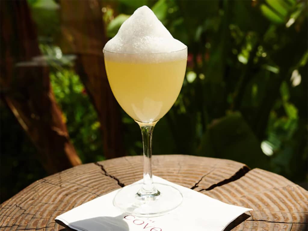 The Salt Air Margarita from Fish by Jose Andres at Atlantis Paradise Island in Nassau, Bahamas.